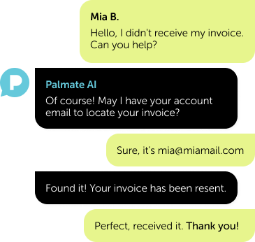 Customer support AI chat illustration