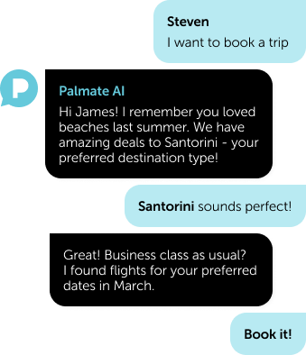 Marketing automation chat illustration