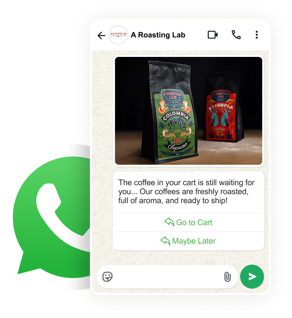 WhatsApp marketing campaign illustration