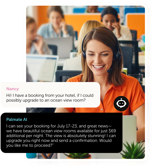 Live chat and helpdesk dashboard illustration