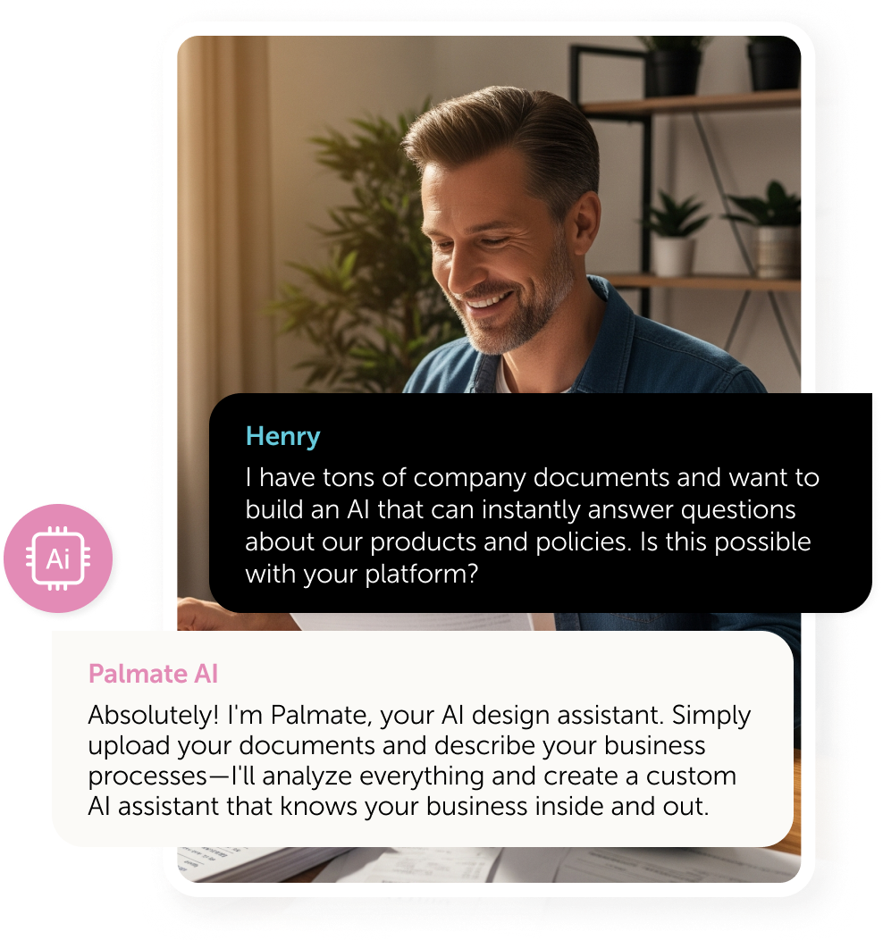 AI assistant setup illustration